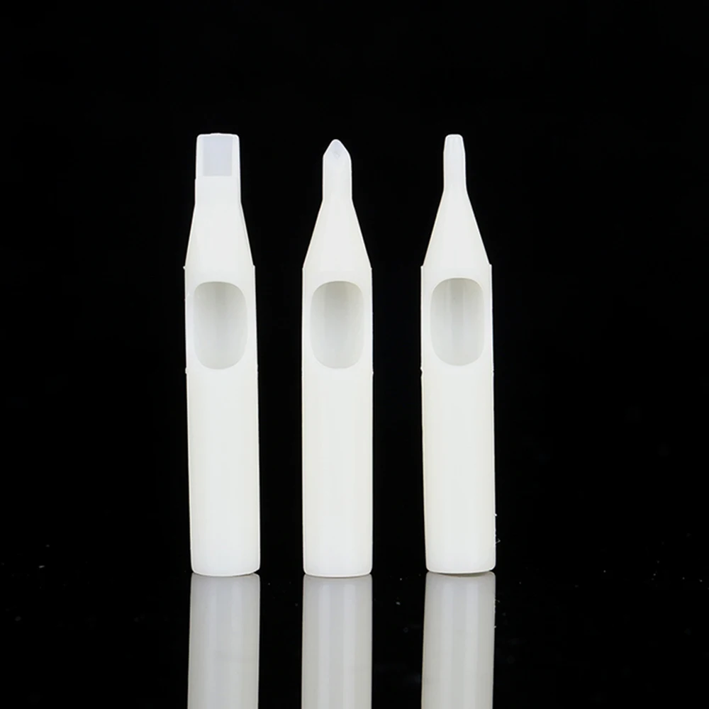 10/20/50pcs Plastic Tattoo Nozzle Tips Set Machine Accessories