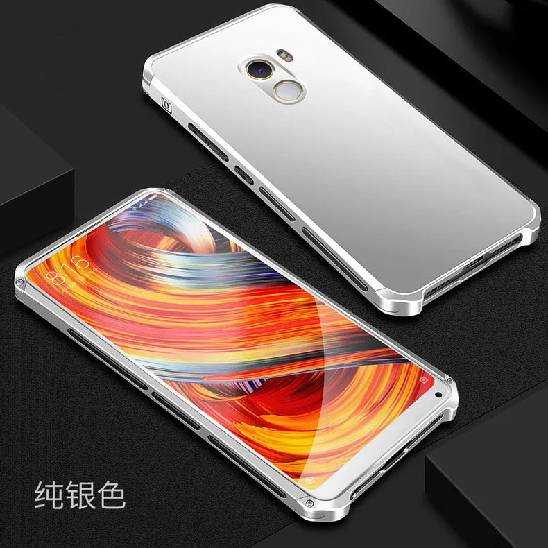 Металлический чехол для Xiaomi mi Mix 2 mi x2, чехол, роскошная алюминиевая рамка, Жесткий ПК, задняя крышка, для Xiaomi mi Mix 2s mi x2s, чехол для телефона s