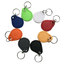 100 шт. 1 к Fob 13,56 МГц ABS ISO IC ключ управление доступом брелок брелоки брелки электронные ключи безопасности Смешанные Цвет