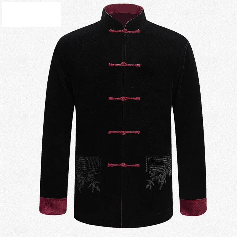 

Brand New Arrival Both Sides Chinese Traditional Men's Embroider Kung Fu Jackets Coats M L XL XXL 3XL MTJ2015031