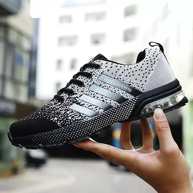 

2019 New Men Casual Shoes Men Flats Outdoor Comfortable Sneakers Mesh Breathable Shoes For Male Walking Footwear Sport Trainers