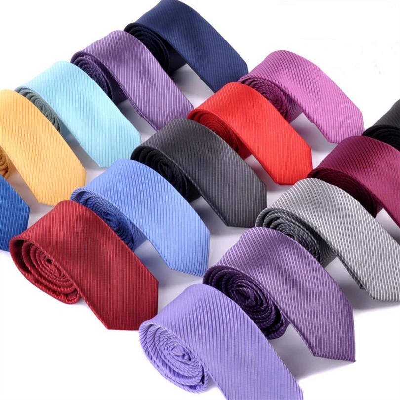 Mens Ties Casual Jacquard Woven Ties For Men Classic Pinstripe Cravate Formal Business Suit