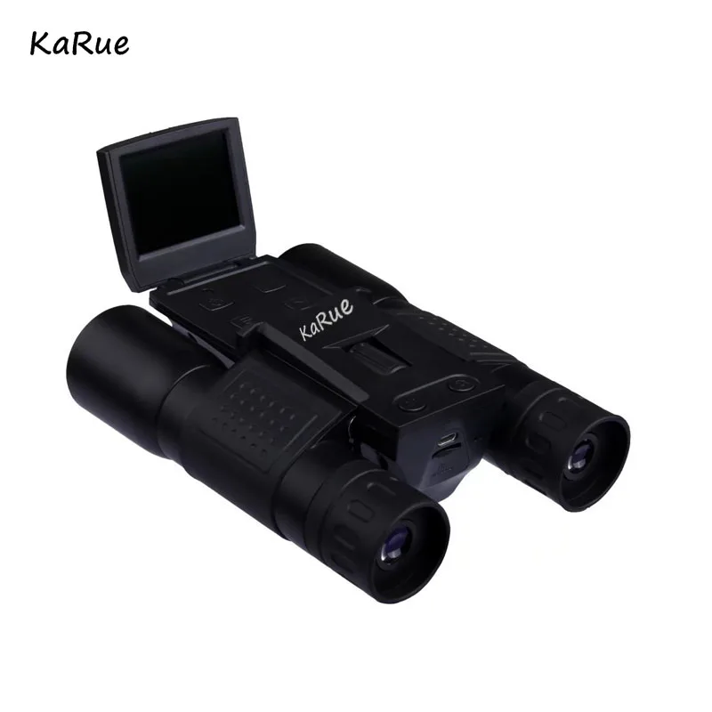 KaRue FS-318 Digital Camera 2.0inch Screen 5MP CMOS 12x32 Binocular Camcorder Telescope microSD / TF black Color free shipping