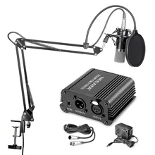 Neewer NW-700 технология обработки Microphone& NW-35 подставка для рук+ XLR кабель монтажный зажим и NW-3 поп-фильтр и 48В Мощность комплект
