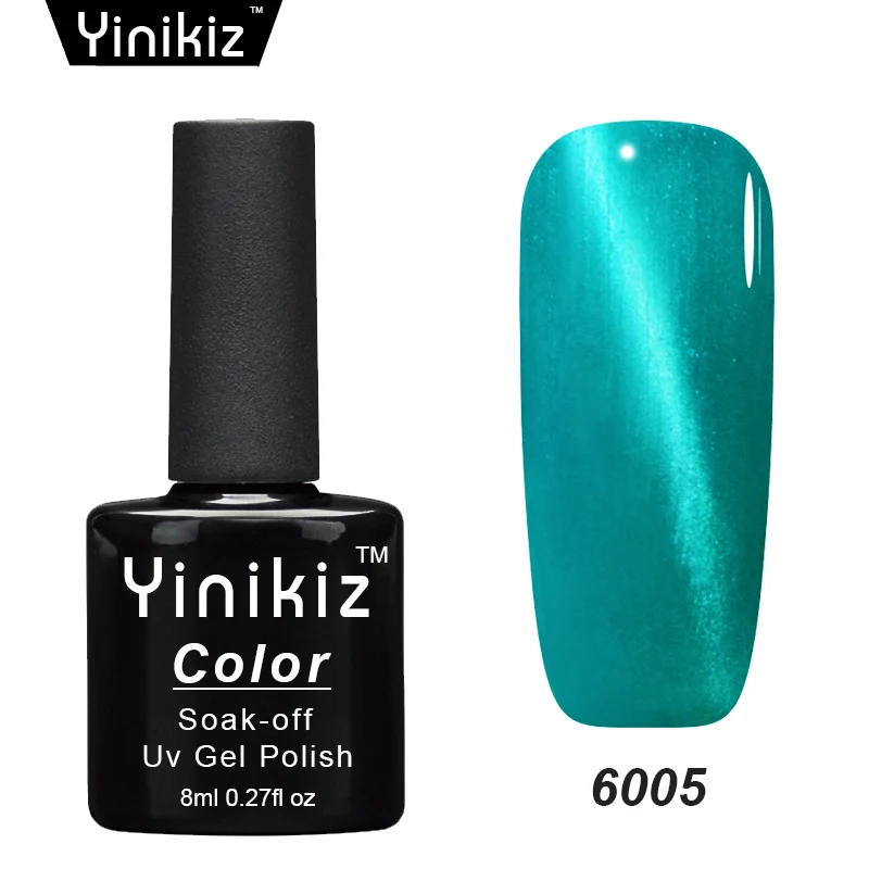 Yinikiz светодиодный Хамелеон термо УФ гель лак для ногтей лак изменение температуры Цвет гель - Цвет: 6005