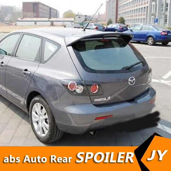 

For MAZDA M3 Spoiler Hatchback 2008-2013 MAZDA M3 spoiler High Quality ABS Material Car Rear Wing Primer Color Rear Spoiler