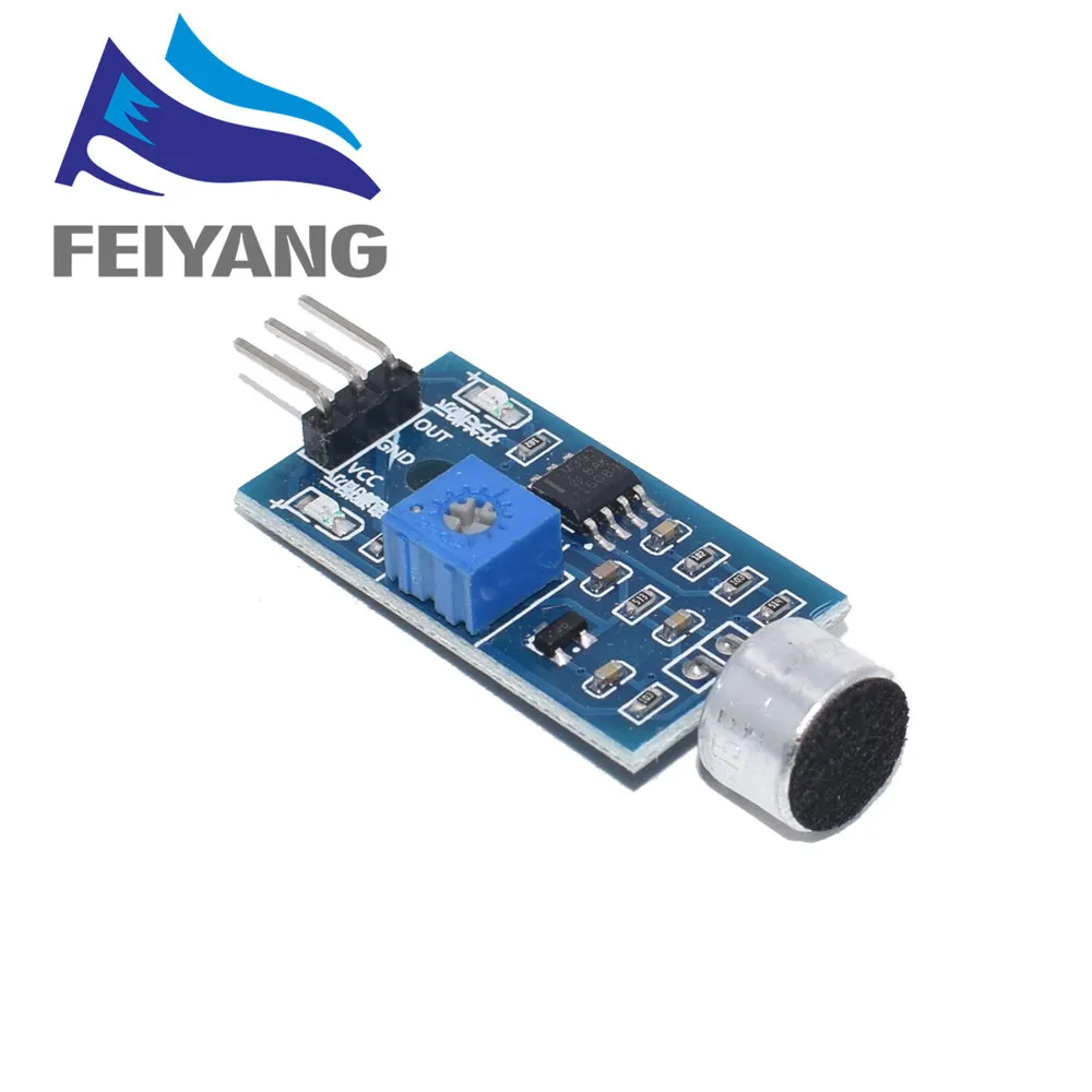 10PCS 3pin Voice Sound Detection Sensor Module Intelligent