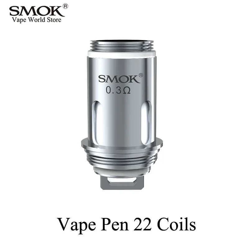 

Electronic Cigarette Cores SMOK Vape Pen 22 Core 0.3ohm Atomizer Core For Vape Pen Of SMOK S032