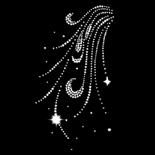 

4pc/lot C letter rhinestones motif iron on applique patches hot fix rhinestone transfer motifs sticker for shirt dress bag
