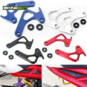

BIKINGBOY For Triumph DAYTONA 675 / R STREET TRIPLE 13 14 2015 2016 2017 2018 2019 Racing Hooks Anodized Hook Subframe Tie Down