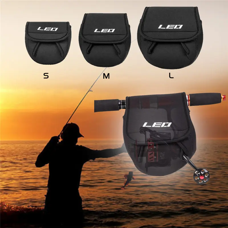 1 шт. Портативный Черный Спиннинг рыболовная Катушка защитная сумка чехол держатель Чехол защитный чехол сумка катушка протектор