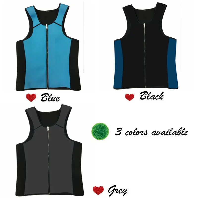 Жилет без рукавов для бега мужчин Неопреновая Мужская спортивная одежда