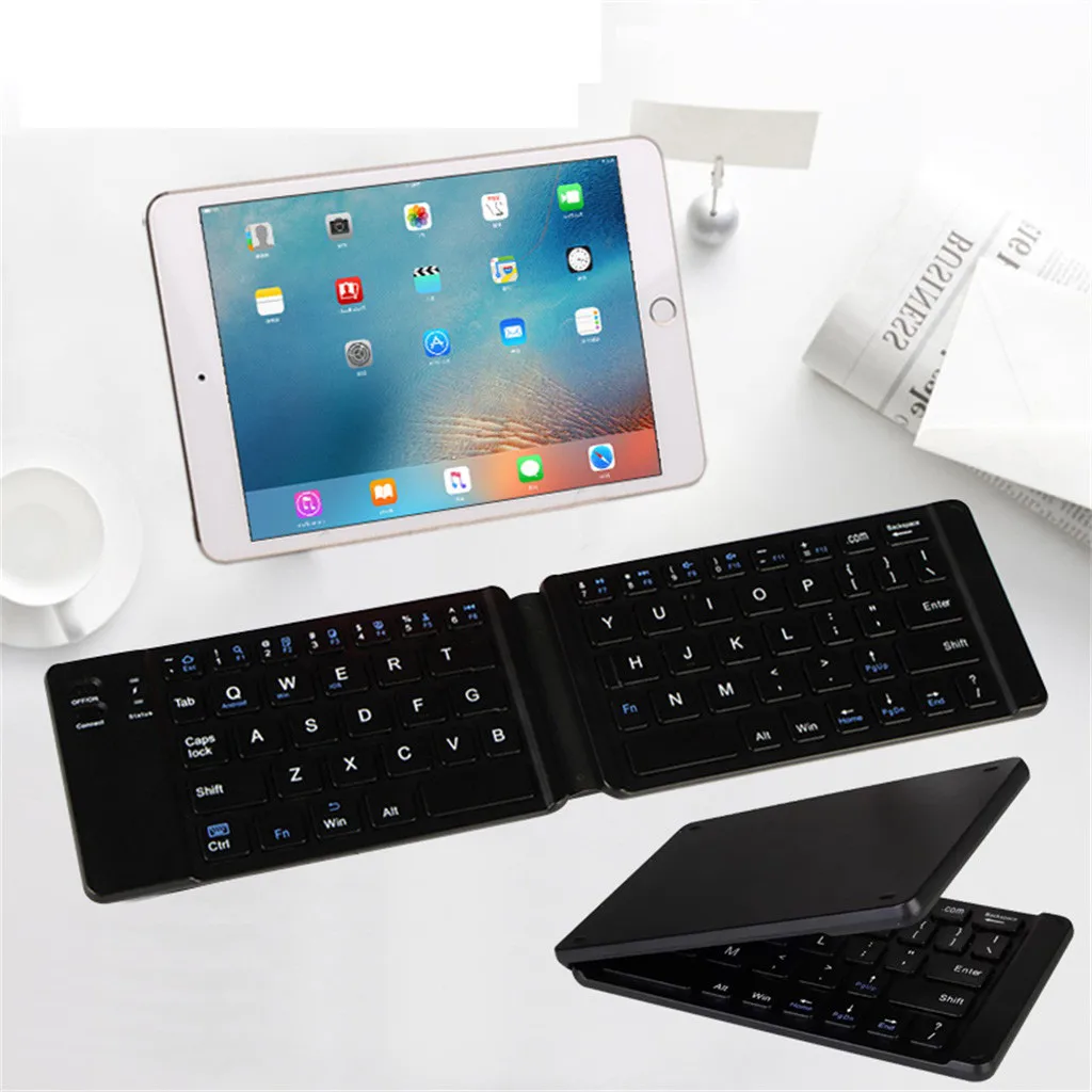 

Foldable Portable Keyboard Mini Bluetooth 3.0 High Sensitivity 67-Key Mute Game Keyboard for All iPads #10
