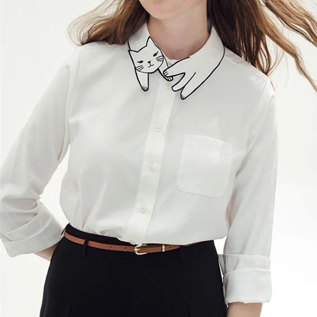 Buy 2016 Kawaii Cute Neko Atsume Cat Embroidery Collar