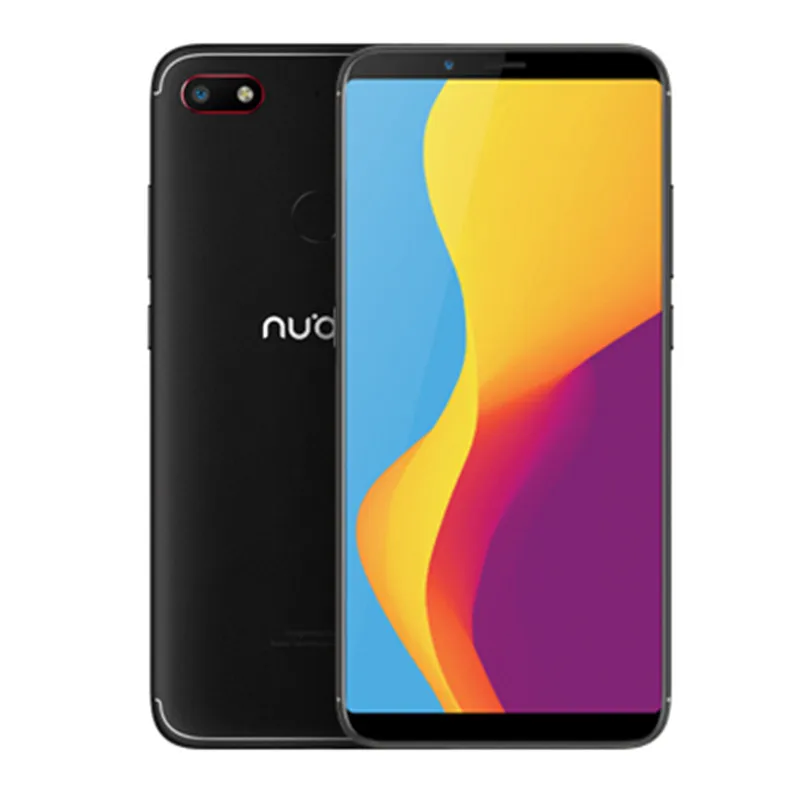Nubia V18 мобильного телефона 6,01 дюймов, 4 ГБ, 64 ГБ, 4000 мА/ч, Камера 13MP+ 8MP 2160X1080 Snapdragon 625 Восьмиядерный отпечаток пальца смарт-телефонов - Цвет: Black