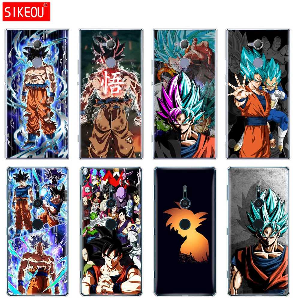 

silicone Cover phone Case for sony xperia XA1 XA2 ULTRA PLUS L1 L2 XZ1 XZ2 compact XZ PREMIUM dragon ball son goku Goku Saiyan