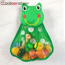 Balleenbrilhante desenhos animados, sapo, brinquedo, armazenamento, malha, sucção, banheiro, organizador de parede, rede para crianças, produtos de higiene pessoal, sacos