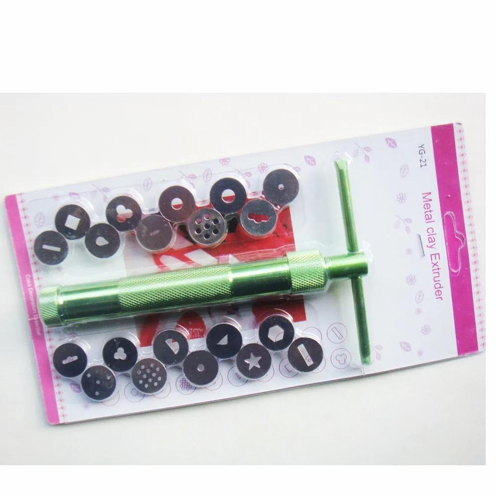 

Clay Extruder Sugarcraft Extruder 20 Discs Paste clay Decoration clay tool