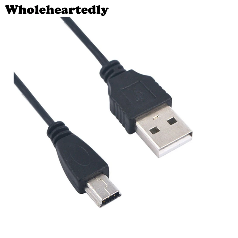 Высококачественные 80 см USB 2 0 A папа к MINI B V3 5 PIN P зарядные кабели для синхронизации