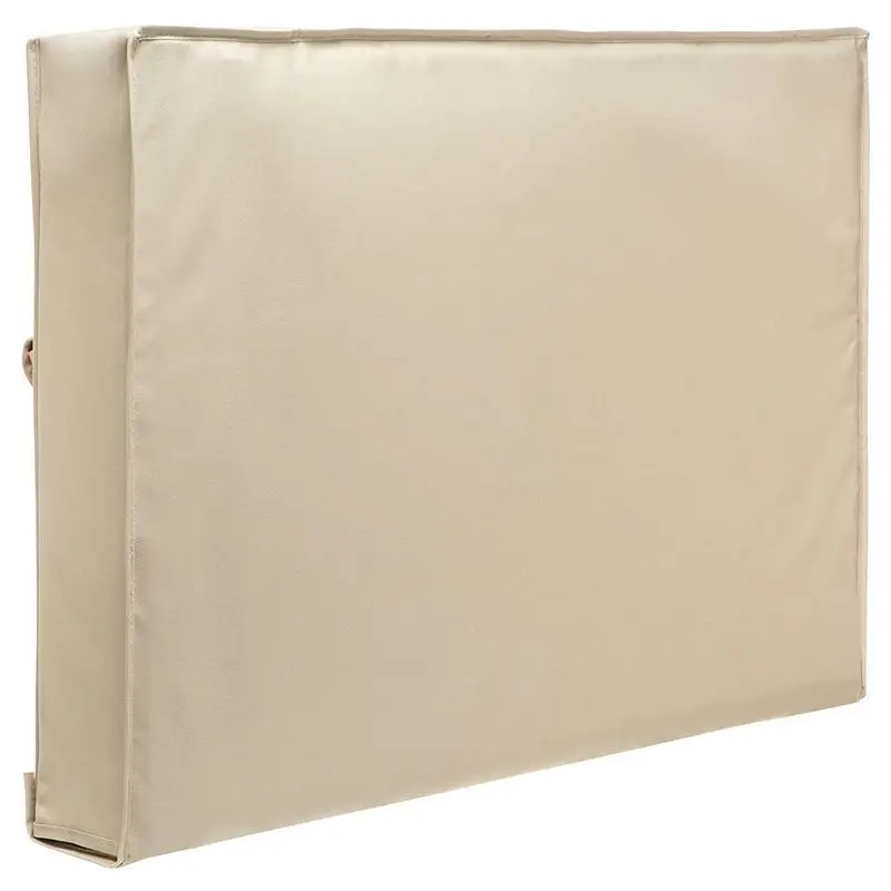 Outdoor TV Cover 40 inch- 42 inch Beige Weatherproof Universal Protector for LCD, LED, Plasma Television Screens. Built in Bott