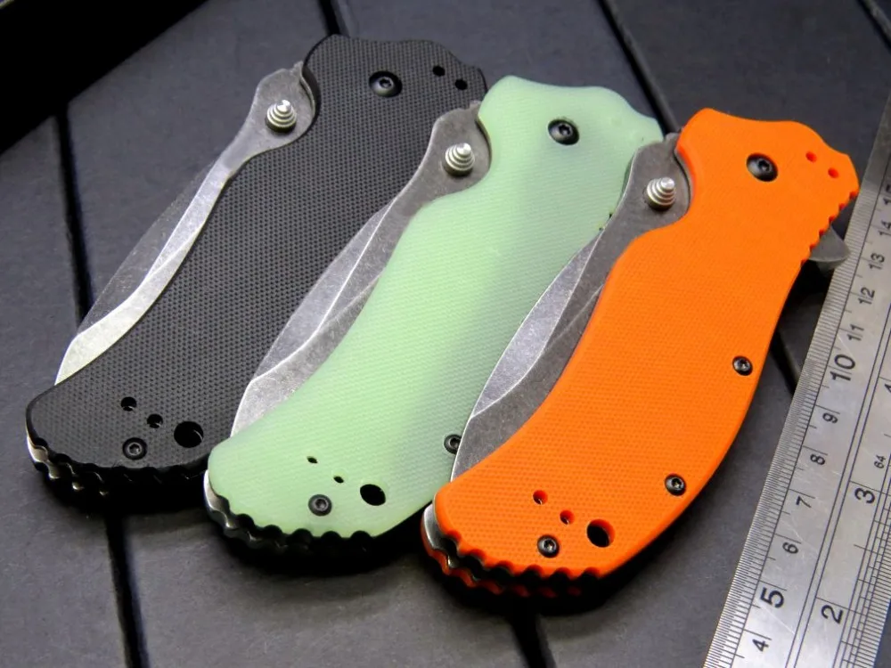 Складной нож ZT 0350BW ножи с подшипником стальное лезвие G10 тактический ручкой