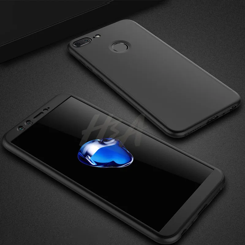 Black H& A Роскошный 360 Полный Чехол для huawei Honor 10 чехол для телефона huawei Nova 2 2s 3 3i 3e защитный чехол huawei P Smart - Цвет: Black