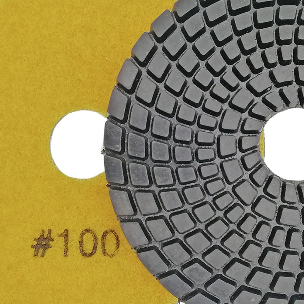 200# Diamond flexible Wet polishing pad for stone, Dia 100mm, 8piece/set