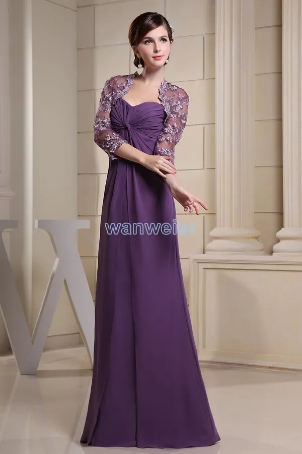 Free Shipping 2017 New Arrival Long Sleeve Moroccan Dresses Custom Free Shipping 2017 New Arrival Long Sleeve Moroccan Dresses Custom Size Color Chiffon Purple Bridesmaid Dress With Lace Jacket In From