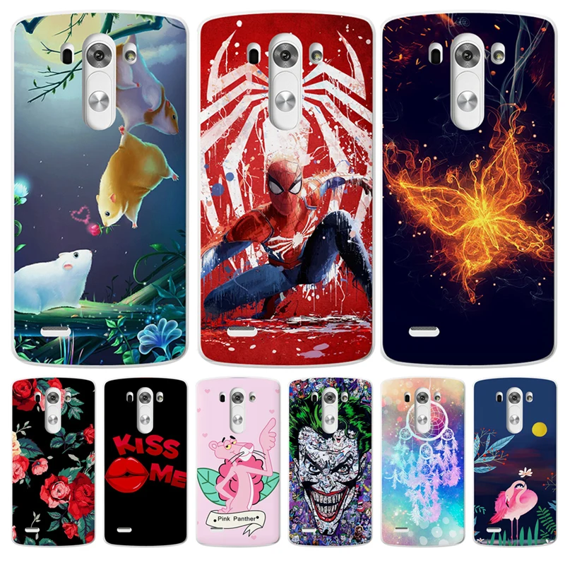 Фламинго Человек-паук для LG G4 G5 G6 K7 K8 K10 2017 X Power 2 3 Nexus 5X чехол Joker cover funda etui don't touch my