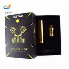 SUB DOS Subterráneas Kit vape mod cigarrillo Electrónico mecánica enorme vapor mod con RDA Cigarrillo electrónico 2 Colores fit 18650 batería