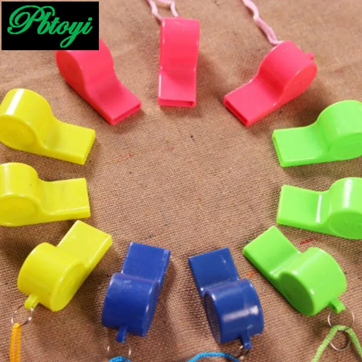 Цвет Пластиковые Рефери Свист Детей Свисток TB137 24 шт./компл.|child whistle|referee whistlechildren