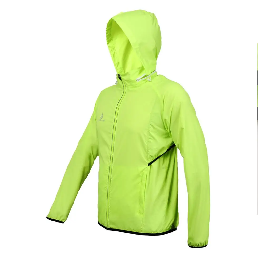 В свободном доступе! WOLFBIKE ветрозащитная велосипедная куртка MTB дорожный велосипед ветровка мужские спортивные майки УФ Защита велосипедная куртка - Цвет: BC231 green
