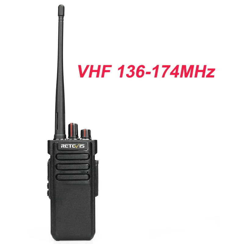 Пара высокой мощности Retevis RT29 Walkie Talkie IP67 Водонепроницаемый UHF400-480MHz VOX TOT Scan 2 Way Радио HF трансивер+ программный кабель - Цвет: VHF 136-174MHz