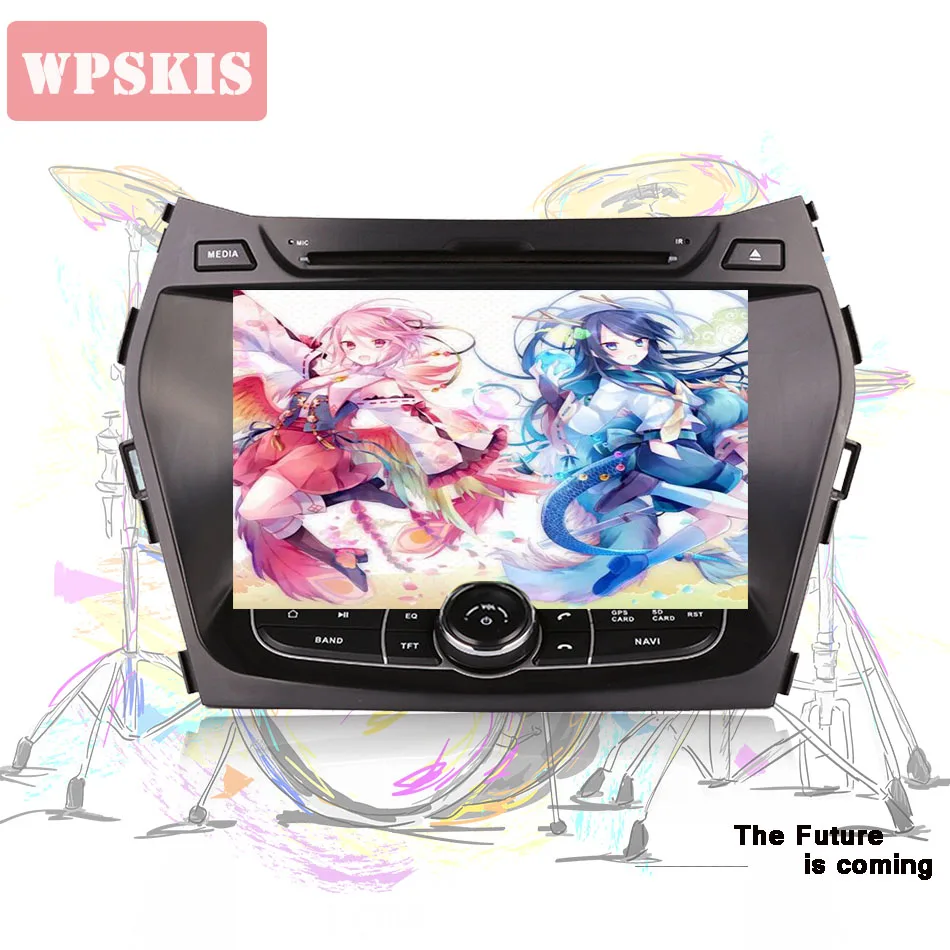 Excellent Auto 2 Din 4+64GB Android 9.0 Car dvd gps player For HYUNDAI IX45 2013 - 2018 SANTA FE santafe With WIFI Car multimedia Headunit 4