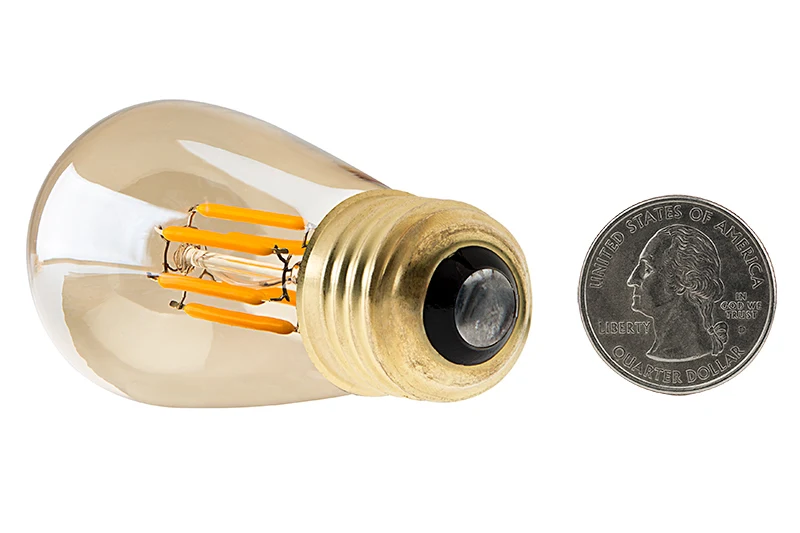 Светодиодный светильник накаливания ST45 1 Вт 3 Вт E27, средний цоколь, теплый, 2200 к, уличный Водонепроницаемый светодиодный светильник 10 Вт, лампа накаливания, замена лампы