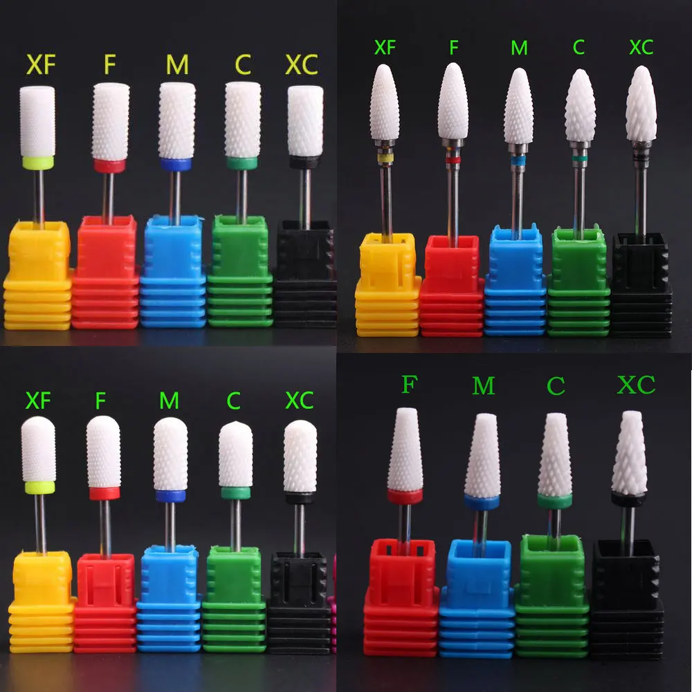  Milling Cutter For Manicure Ceramic Nail Drill Bits Manicure Machine Accessories Rotary Electric Na