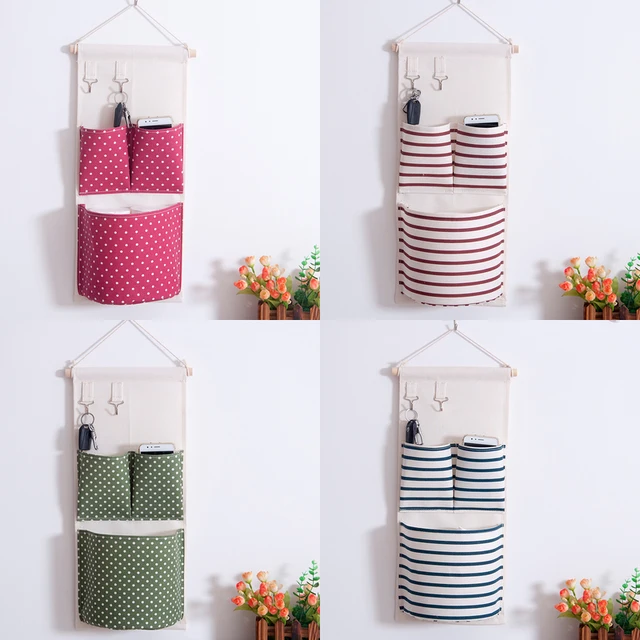 Wall Hanging Storage Bags Organizer Linen Closet Wall Hanging Storage Bags Organizer Linen Closet Pockets Wardrobe Caixa Organizadora