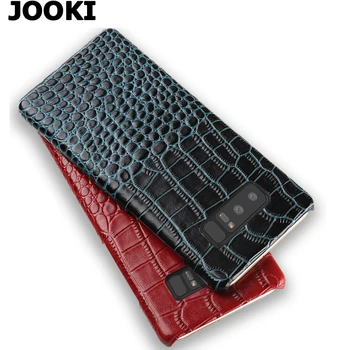 

JOOKI New Phone Cover Luxury Geniune Leather Mobile Phone Case for Samsung Galaxy NOTE 8 note8 S8 S8+ PLUS Case Back Cover