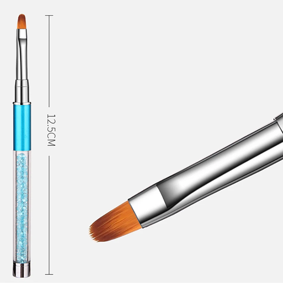 ROHWXY 1 шт., кисть для нейл-арта, маникюрная Цветочная сетка, французский дизайн, акриловая УФ-гелевая ручка, профессиональные аксессуары для дизайна ногтей