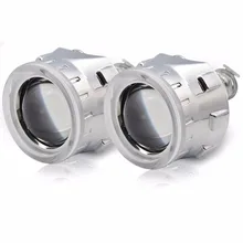 Safego 2,5 дюймов объектив проектора маска с двойными глазами Ангела для автомобиля HID фары проектор объектив для H1 H7 H4