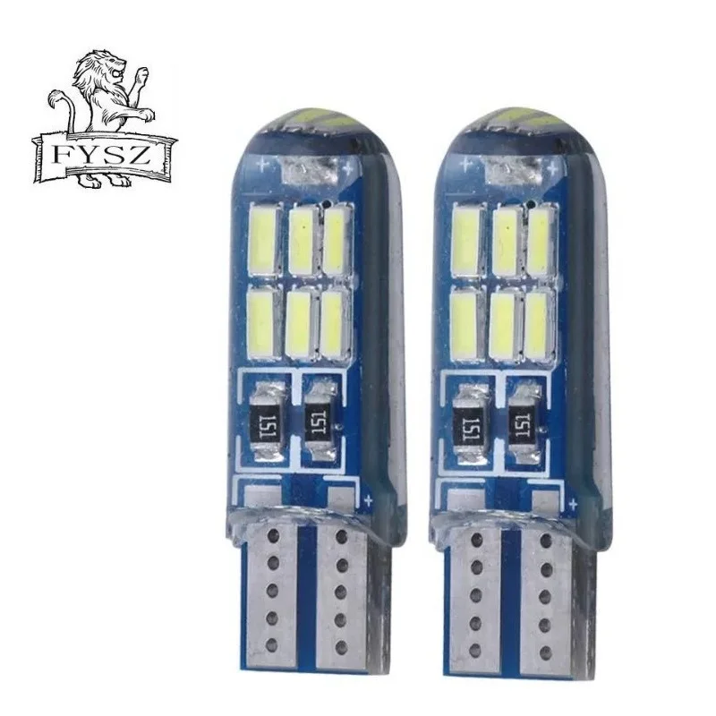 

Automobile LED T10 4014 15SMD width indicator silicone high brightness width indicator DC-12V