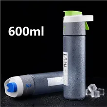 Más nuevo 430 ml/600 ml Diseño Deportes De Plástico Botella de Spray de Agua Para Bicicleta Ciclismo Deportes Al Aire Libre Gimnasio Botellas de Bebidas