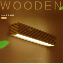 Modern Japanese Style Led Lamp Oak wooden Wall Lamp Lights Sconce for Bedroom Home Lighting,Wall Sconce solid wood wall light modern brief bedside solid wood wall lamp oak wood wall lights for bedroom living room hotel wall led
