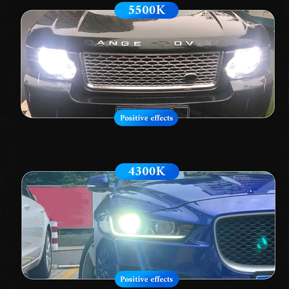 2 шт. D1S D2S D2R D3S D4S Ultinon HID 4300K 6000K холодный синий ксеноновый белый светильник, автомобильный обновленный головной светильник, лампочки для быстрого запуска, пара