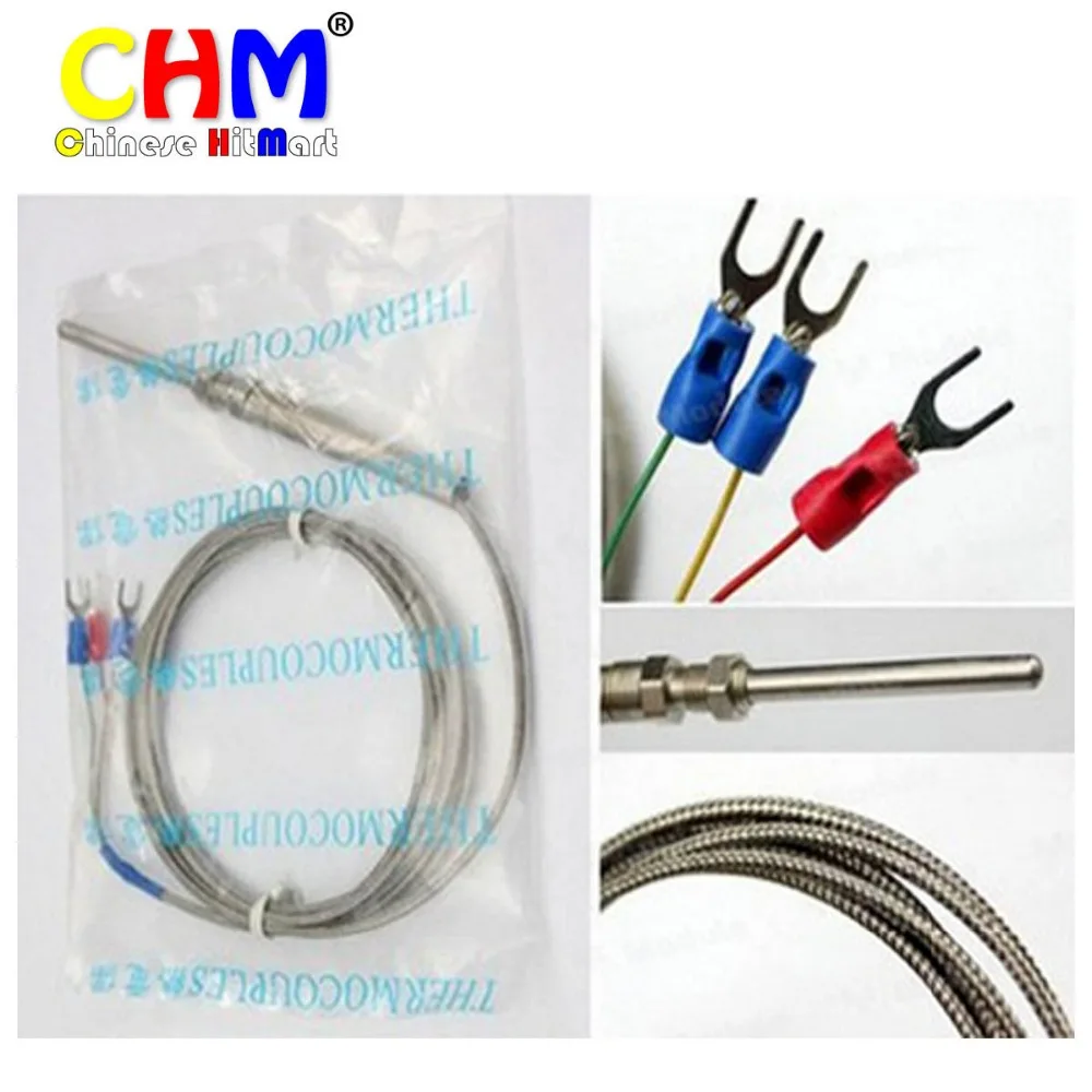 

Wholesale 30pcs/lot Pt100 Meat Temperature Probe Sensor RTD A Class Food Temperature Sensors -200 C to +450 C 55mm 2M#J073-2