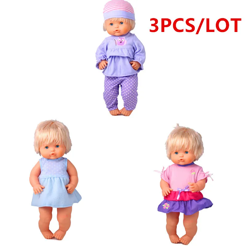 41 см кукла Nenuco одежда Ropa y su Hermanita 3 шт./лот Новая повседневная и платья для 16 дюймов