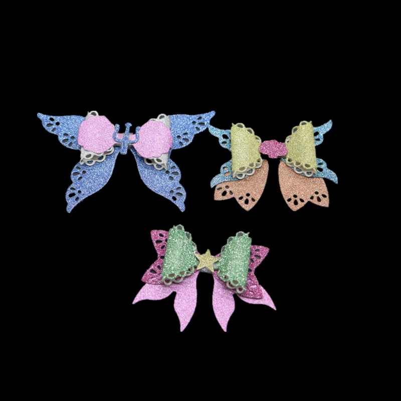 

3pcs bow Metal Cutting Dies DIY Scrapbooking For albulm Card Making Embossing Die Cuts Stencil Template New 2019 Craft Die
