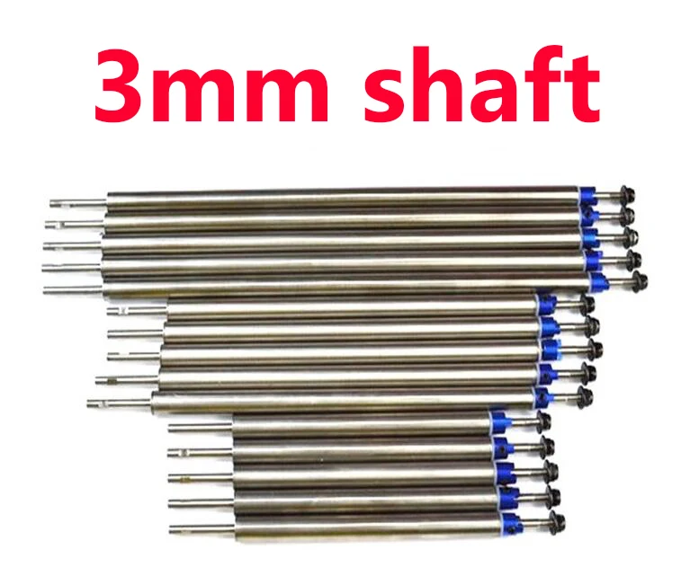 Free Shipping 3mm Stainless steel Transmission Shaft+shaft sleeve kit