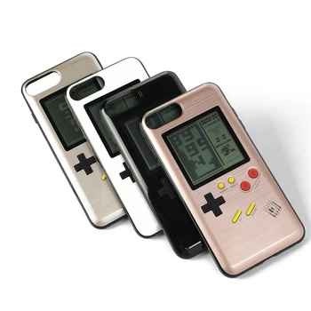 

Handheld Game Players Tetris Phone Cover For Iphone X Dual-use Game Player Phone Protective Cases Games Phones Protector Cover