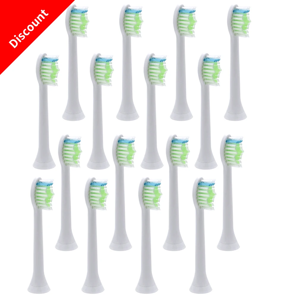 16Pc/lot Tooth Brush Heads For PHILIPS Sonicare FlexCare Diamond Clean HX6064 HX6930 HX9340 HX6950 HX6710 HX9140 HX6530 16Pc/lot Tooth Brush Heads For PHILIPS Sonicare FlexCare Diamond Clean HX6064 HX6930 HX9340 HX6950 HX6710 HX9140 HX6530